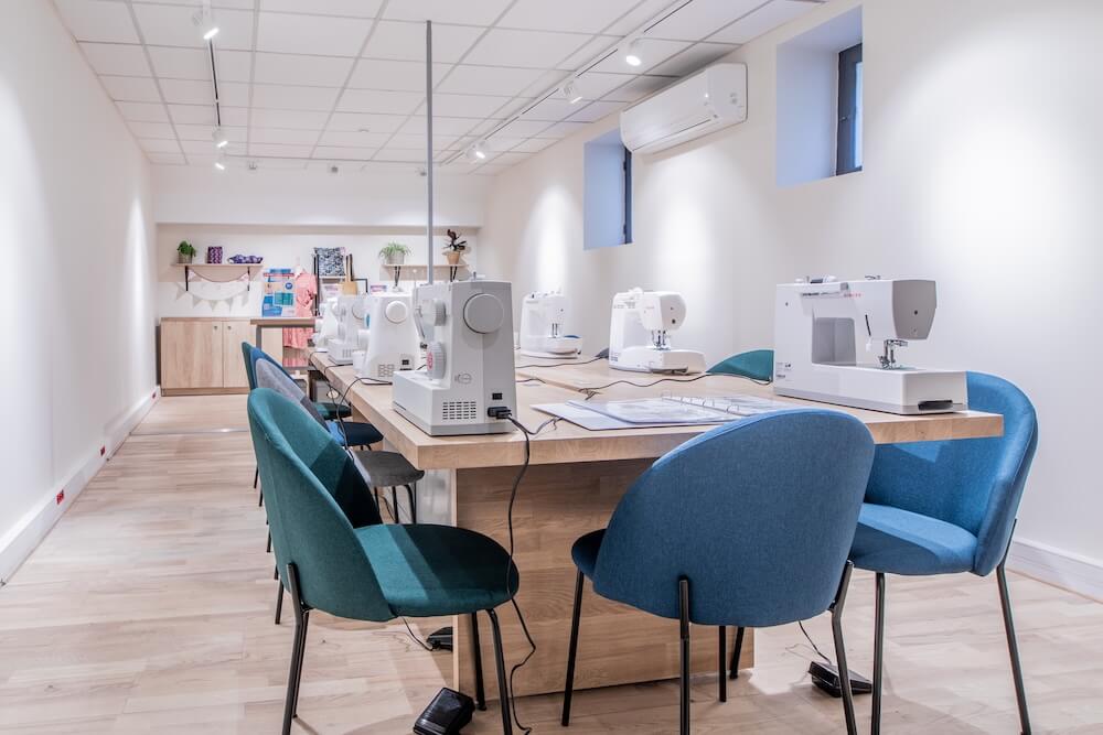 Machines à coudre en libre-service